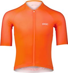 Poc Pristine Orange Short Sleeve Jersey