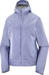 Wasserdichte Jacke Salomon Bonatti WP Blau Damen