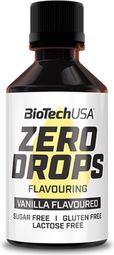 Zero Drops (50ml) - Biotech Usa - Vanille - Arômes Et édulcorants