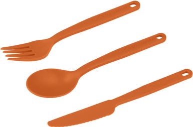 Sea to Summit Camp Orange Cutlery Set (3-piece)