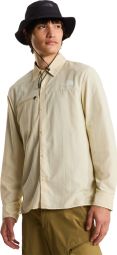 The North Face Compressible herenoverhemd met lange mouwen, beige