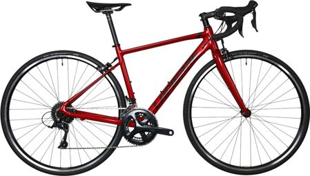 Bicicleta de carretera Lapierre Sensium 2.0 Shimano Sora 9 velocidades, roja, T.S. 160/172 cm - Bicicleta de exposición