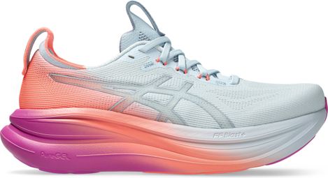 Chaussures Running Asics Gel-Nimbus 28 Sunny Sizzle Bleu/Rose Femme