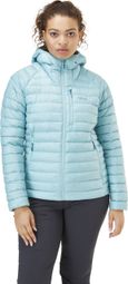 RAB Microlight Alpine Daunenjacke Blau Frau