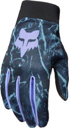 VYY Fox Ranger lange handschoenen met print, blauw, dames
