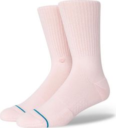 Stance Icon Classic Crew Socks Pink