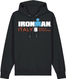 Felpa con cappuccio Ironman 70.3 Italy Emilia-Romagna Nero