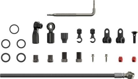 Kit de latiguillos hidráulicos para frenos de disco Sram Banjo biselado (2000 mm) Negro