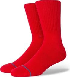 Stance Icon Crew Socks Red