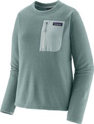 Polar Patagonia R1 Air Crew blu da donna