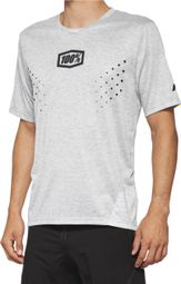 100% Airmatic Mesh Grey Short Sleeve Jersey