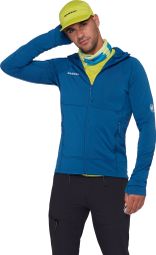 Mammut Taiss Hooded fleecevest blauw heren