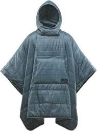 Couverture poncho Thermarest Honcho Poncho Blue Woven Print