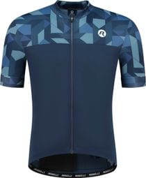 Maillot Manches Courtes Rogelli Essential Graphic Bleu Homme