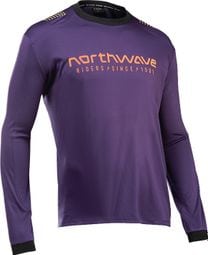 Northwave Langarm Trikot Sharp Violett/Orange