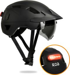 R2B Casque vélo adulte pour Pedelec et Moped - Eclairage LED