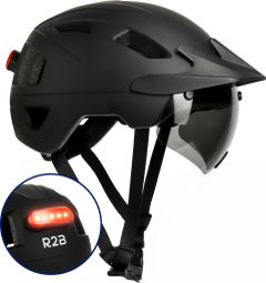 R2B Casque vélo adulte pour Pedelec et Moped - Eclairage LED