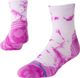 Stance Aria Light Wool Pink/White Performance Socks