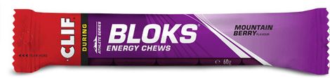 Gommes énergétiques Clif Bloks Energy Chews Baies de montagne - 60g