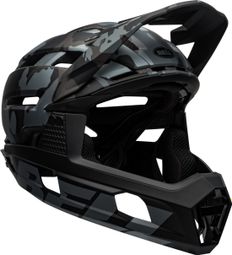 Casque avec Mentonnière Amovible BELL Super Air R Mips Noir Camo