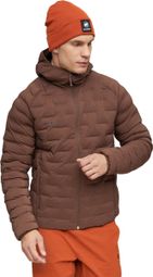 Chaqueta acolchada Mammut Sender con capucha, marrón, para hombre