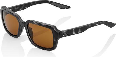 Gafas 100% Rideley Matte Black Havana Bronze Peakpolar Lens