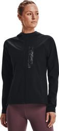 Chaqueta impermeable Under Armour OutRun the Storm negro mujer