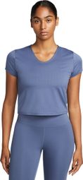 Maillot manches courtes Nike Dri-Fit Seasonal Femme Bleu