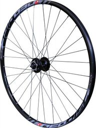 ROUE 26  VTT AVANT JANTE ALU DOUBLE PAROI NOIRE FREIN DISQUE MOYEU ALU BLOCAGE RAPIDE .