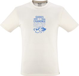 T-Shirt Compagnie Des Guides Chamonix Logo Beige Homme