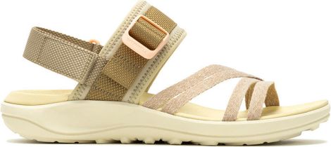 Sandales Femme Merrell District 4 Backstrap Beige