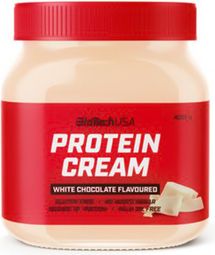 Protein Cream (400g) - Biotech Usa - Chocolat Blanc -  Pâtes à Tartiner Protéinées