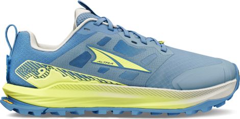 Altra Lone Peak 9+ Trail Running Shoes, Blue/Yellow, Women's
