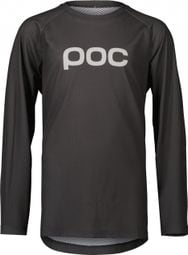 POC Essential MTB Long Sleeve Jersey voor Kinderen Donkergrijs