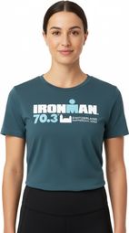 Ironman 70.3 Rapperswil Kurzarm T-Shirt Türkis Blau Damen