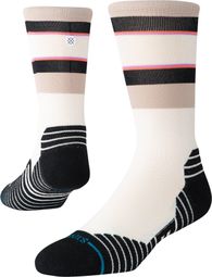 Performance Stance Subversion Mid Crew Socken Weiß/Orange