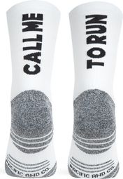 Pacific and CO Call Me Socks White 