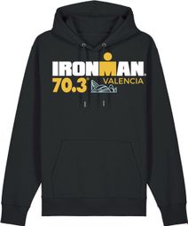 Felpa con cappuccio Ironman 70.3 Valencia nera