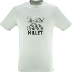 Heren groen Millet Chamonix Logo T-shirt