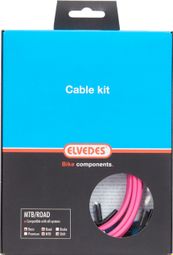 Câbles de Transmission Elvedes Basic Cable Kit Rose
