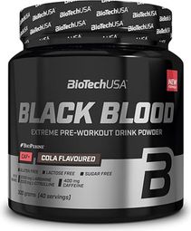 Black Blood Caf + (300g) - Biotech Usa - Cola - Preworkout