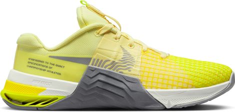 Nike Metcon 8 Yellow Grey Women's Cross Training Shoe