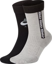 Nike Air SNKR Socken Weiß Schwarz