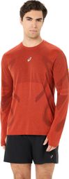 Men's Asics Road Seamless Red Running T-Shirt