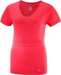 Maillot Manches Courtes Femme Salomon Elevate Move'On Rouge