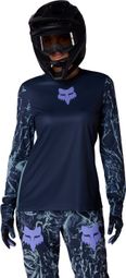 Camiseta de manga larga Fox Ranger Image Print azul para mujer