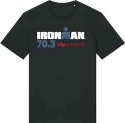 Heren Ironman 70.3 Elsinore Zwart Korte Mouw T-Shirt