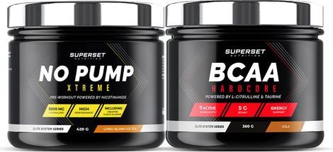 Programme Intensif Training - BCAA Hardcore Cola - No Pump Xtreme Long Island Icetea