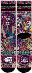 Día de los Muertos - Chaussettes Graphiques Techniques Coolmax - Cyclisme  Running et Sport