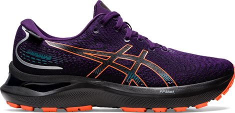Asics Gel Cumulus 24 GTX Purple Orange Women's Running Shoes